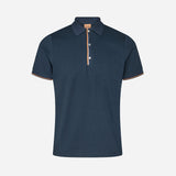 Harvey SS Polo - Navy - Mos Mosh Gallery - Kul og Koks