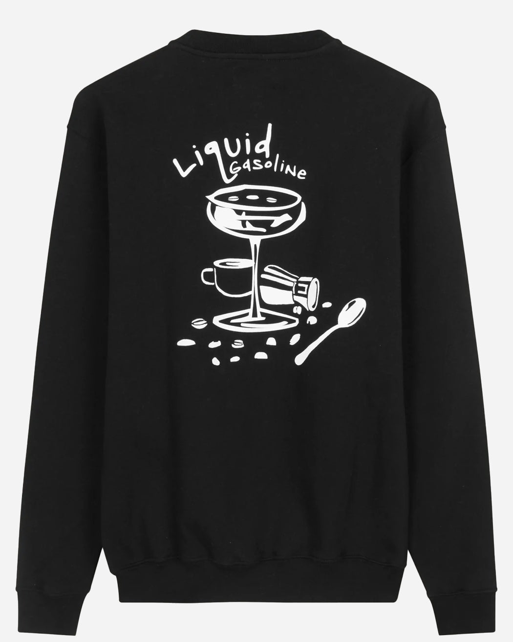 Society Espresso Sweatshirt - Black - Libertine-Libertine - Kul og Koks