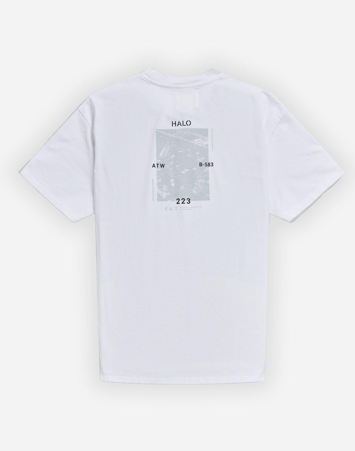 Heavy Graphic T-shirt - Hvid - HALO - Kul og Koks