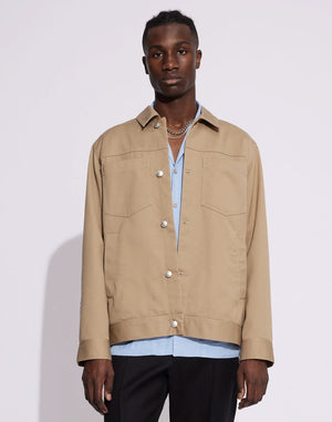 Harold Camel Overshirt - Sand