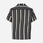 Ilois 9666 Striped Shirt - Black - Minimum - Kul og Koks