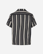 Ilois 9666 Striped Shirt - Black - Minimum - Kul og Koks