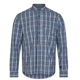 Kane check shirt · Blå - Mos Mosh Gallery - Kul og Koks