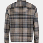 Liam Check Overshirt Faded Sky Blue - Mos Mosh Gallery - Kul og Koks