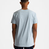 1316 T-shirt - Lightblue Melange - Revolution - Kul og Koks