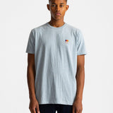 1316 T-shirt - Lightblue Melange - Revolution - Kul og Koks