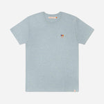 1316 T-shirt - Lightblue Melange - Revolution - Kul og Koks
