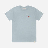 1316 T-shirt - Lightblue Melange - Revolution - Kul og Koks