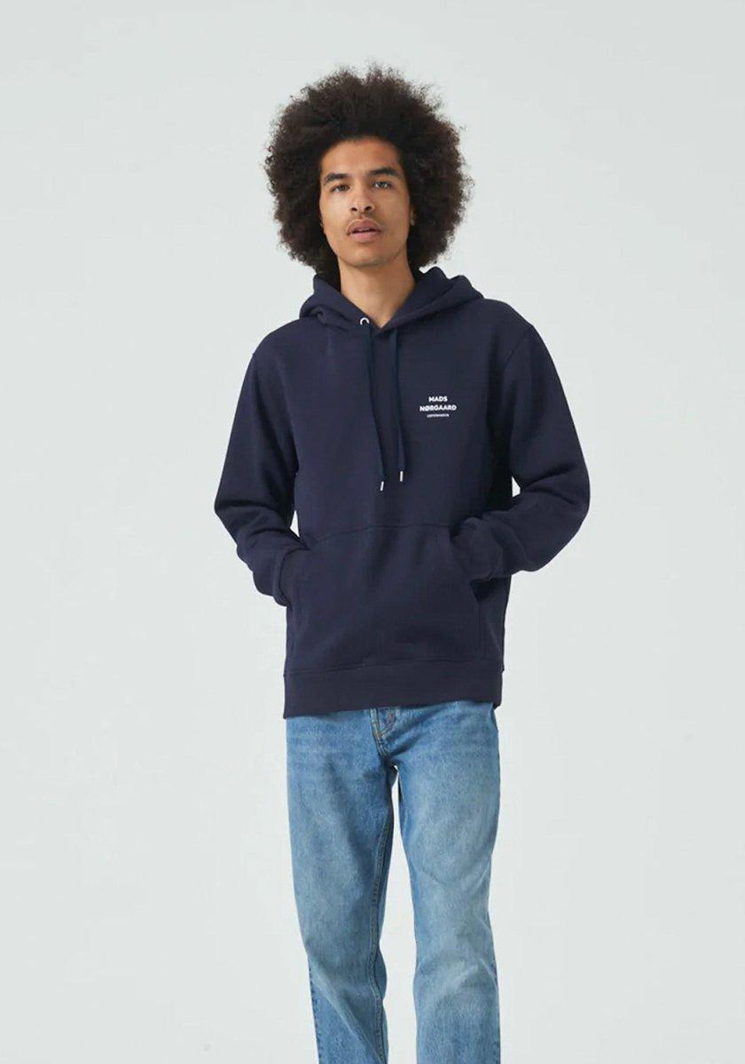 LOGO HOODIE NAVY - Mads Nørgaard - Kul og Koks