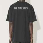 Logo Print Boxy T-shirt SS - Sort - Han kjøbenhavn - Kul og Koks
