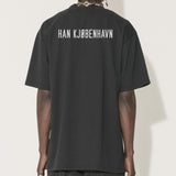 Logo Print Boxy T-shirt SS - Sort - Han kjøbenhavn - Kul og Koks