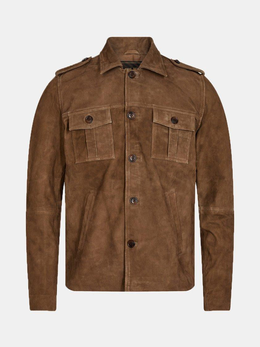 Luke Suede Jacket Brun - Mos Mosh Gallery - Kul og Koks