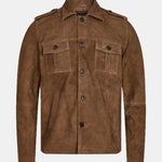 Luke Suede Jacket Brun - Mos Mosh Gallery - Kul og Koks