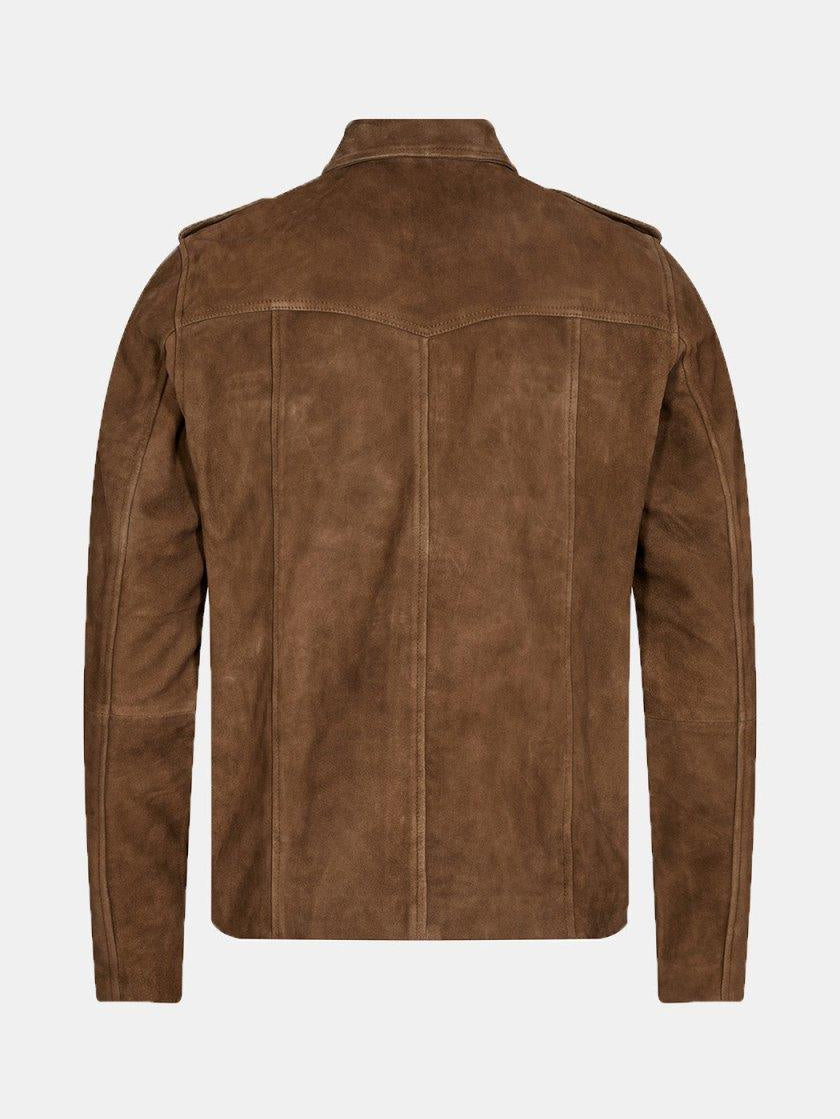 Luke Suede Jacket Brun - Mos Mosh Gallery - Kul og Koks