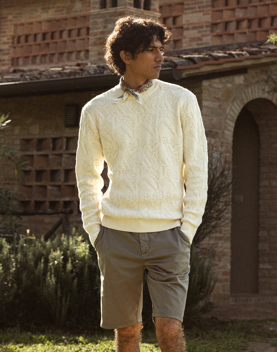 Mauro Crew Knit - Off White - Mos Mosh Gallery - Kul og Koks