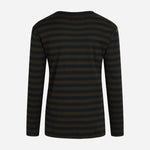 Midi Rib Tobias LS Tee - Black Coffee - Mads Nørgaard - Kul og Koks