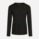 Midi Rib Tobias LS Tee - Black Coffee - Mads Nørgaard - Kul og Koks