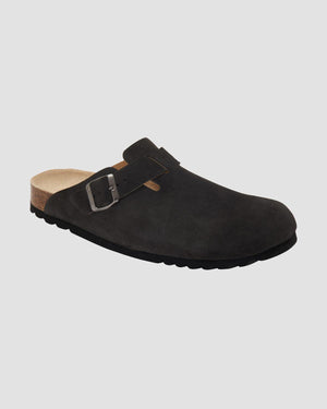 Olivier Suede Clogs Sandal - Grey - Scholl - Kul og Koks