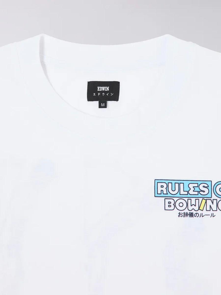 Rules of Bowing T-shirt - White Garment - EDWIN - Kul og Koks