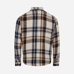 Nolan Check Overshirt - Brown Check - Mos Mosh Gallery - Kul og Koks