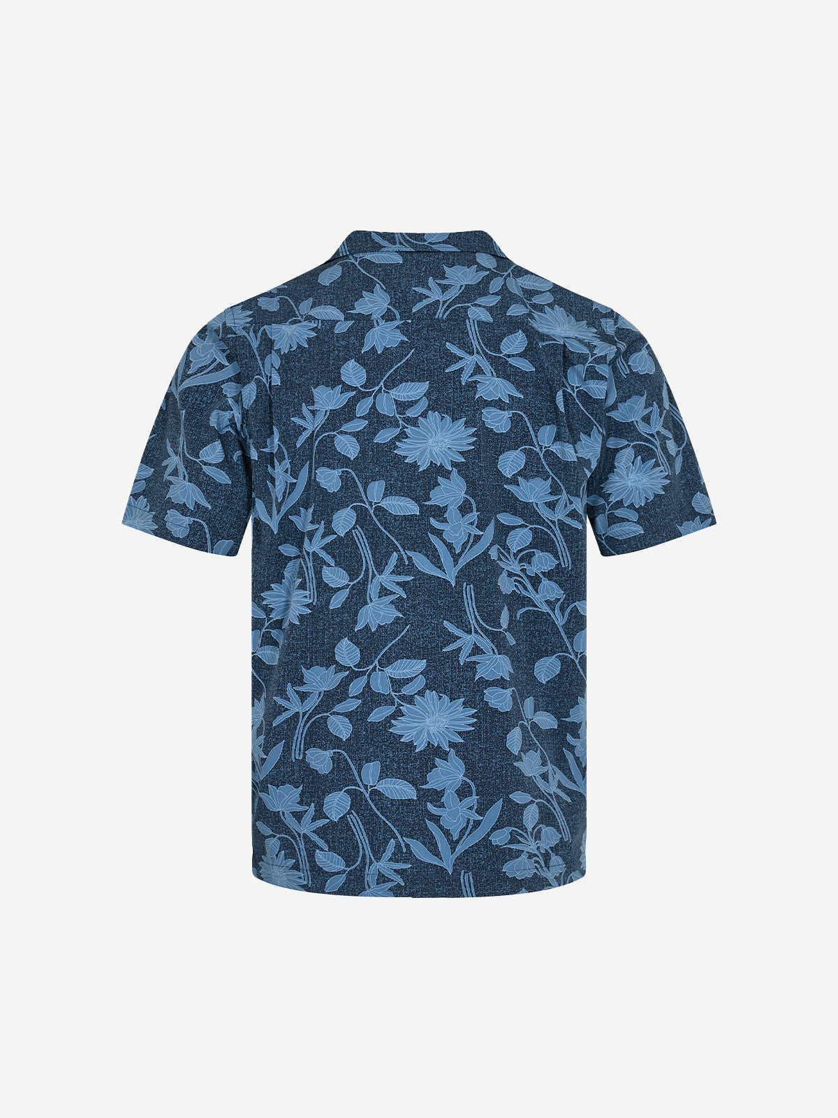 Joe Flower SS Shirt - Blue Flower - Mos Mosh Gallery - Kul og Koks