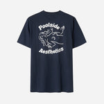 BEAT POOLSIDE / NAVY T-shirt - Libertine-Libertine - Kul og Koks