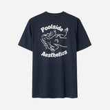 BEAT POOLSIDE / NAVY T-shirt - Libertine-Libertine - Kul og Koks