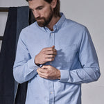Sandro Oxford Skjorte - Lys Blå - Blue de Genes - Kul og Koks