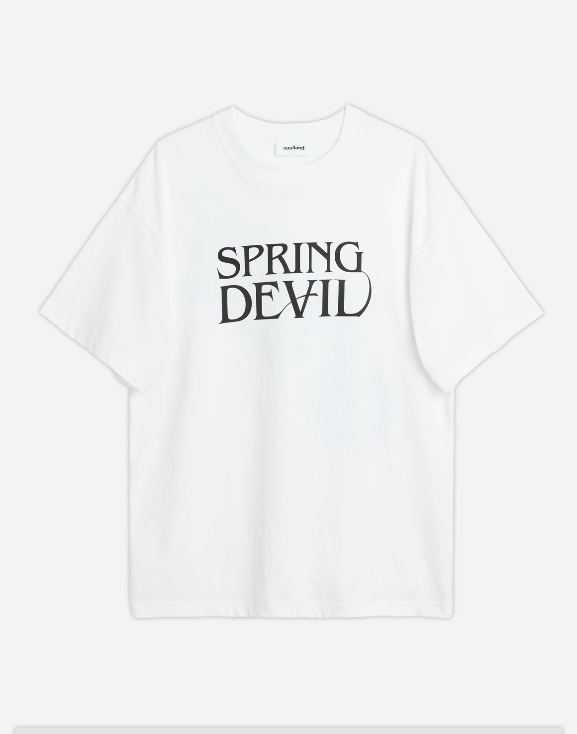 Spring Devil T-shirt - Hvid - soulland - Kul og Koks