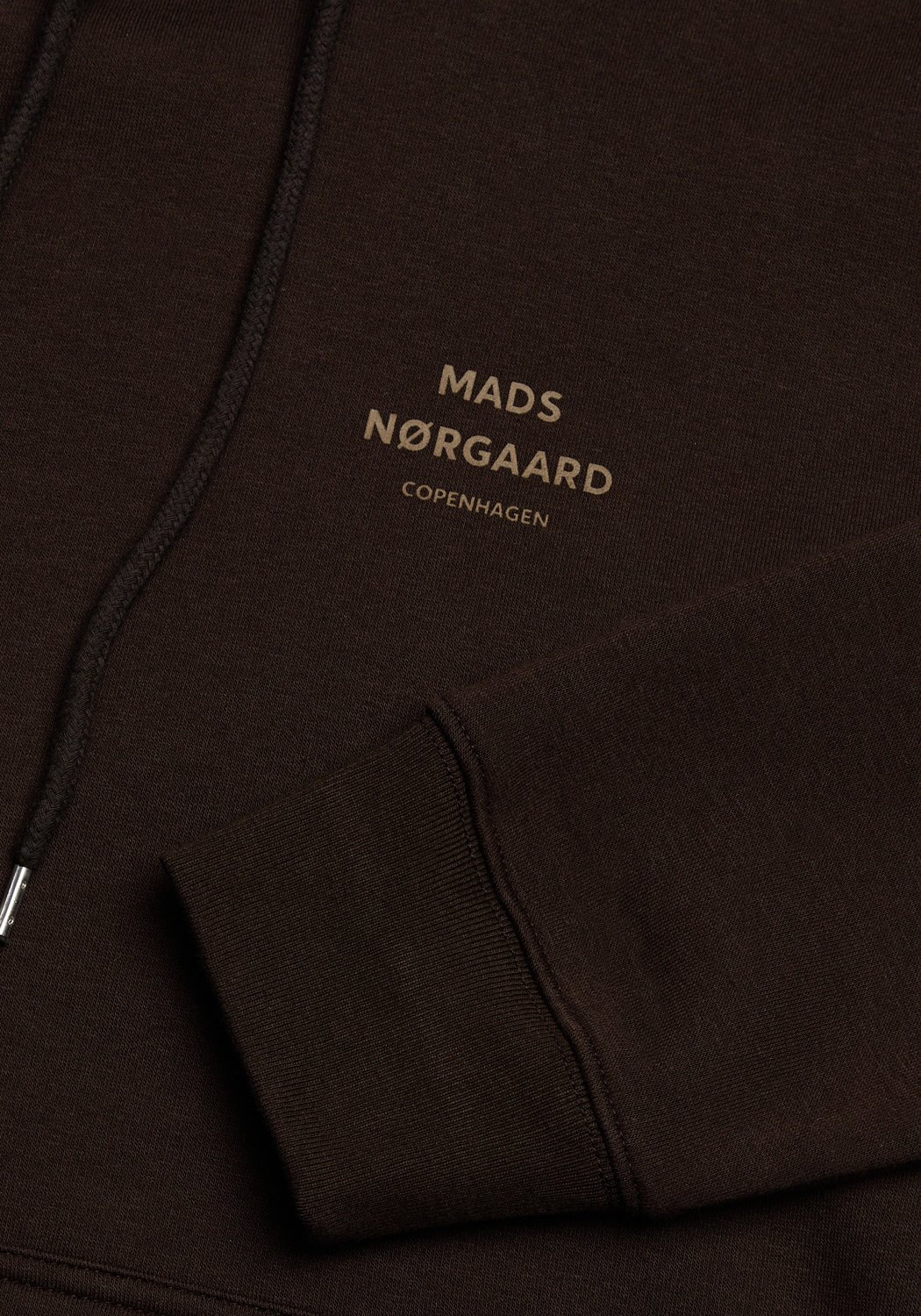 Standard Logo Hoodie - Black Coffee - Mads Nørgaard - Kul og Koks
