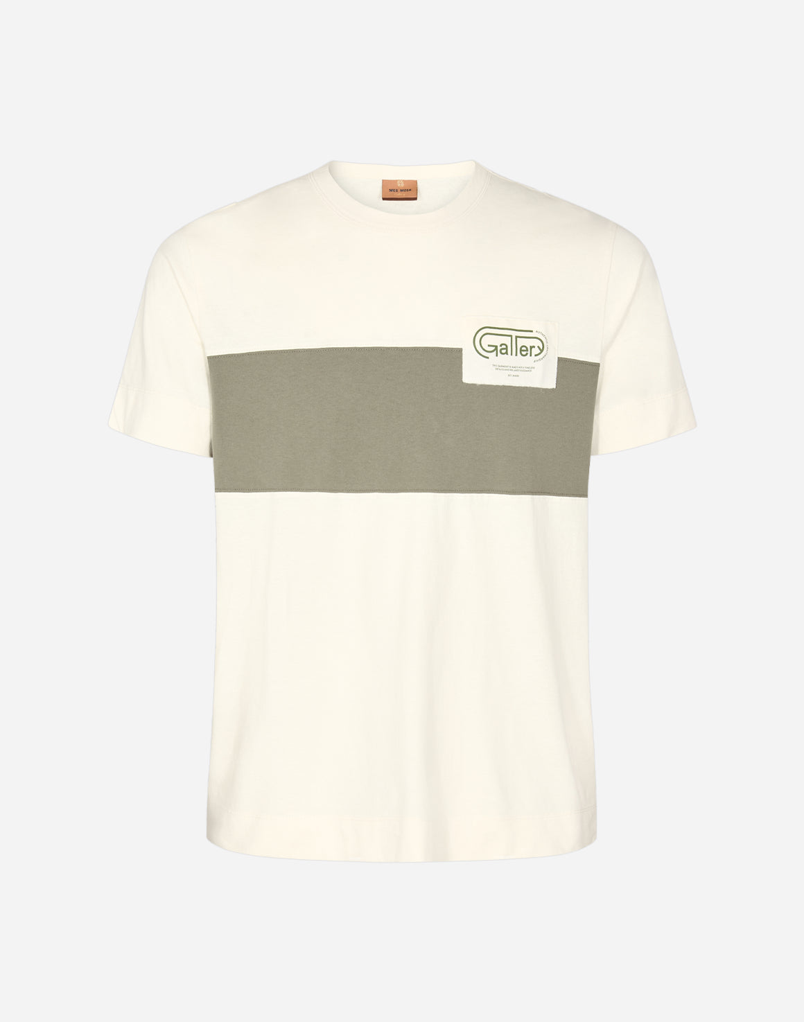Yuto Ecru T-shirt - Sand - Mos Mosh Gallery - Kul og Koks